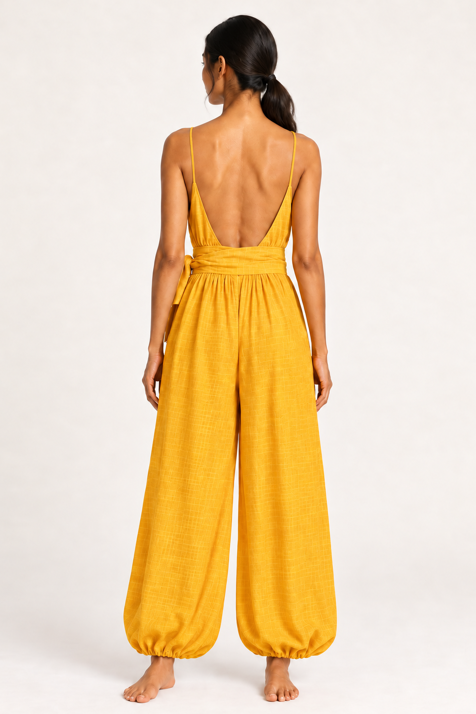 Balloon Jumpsuit – Banana Yellow