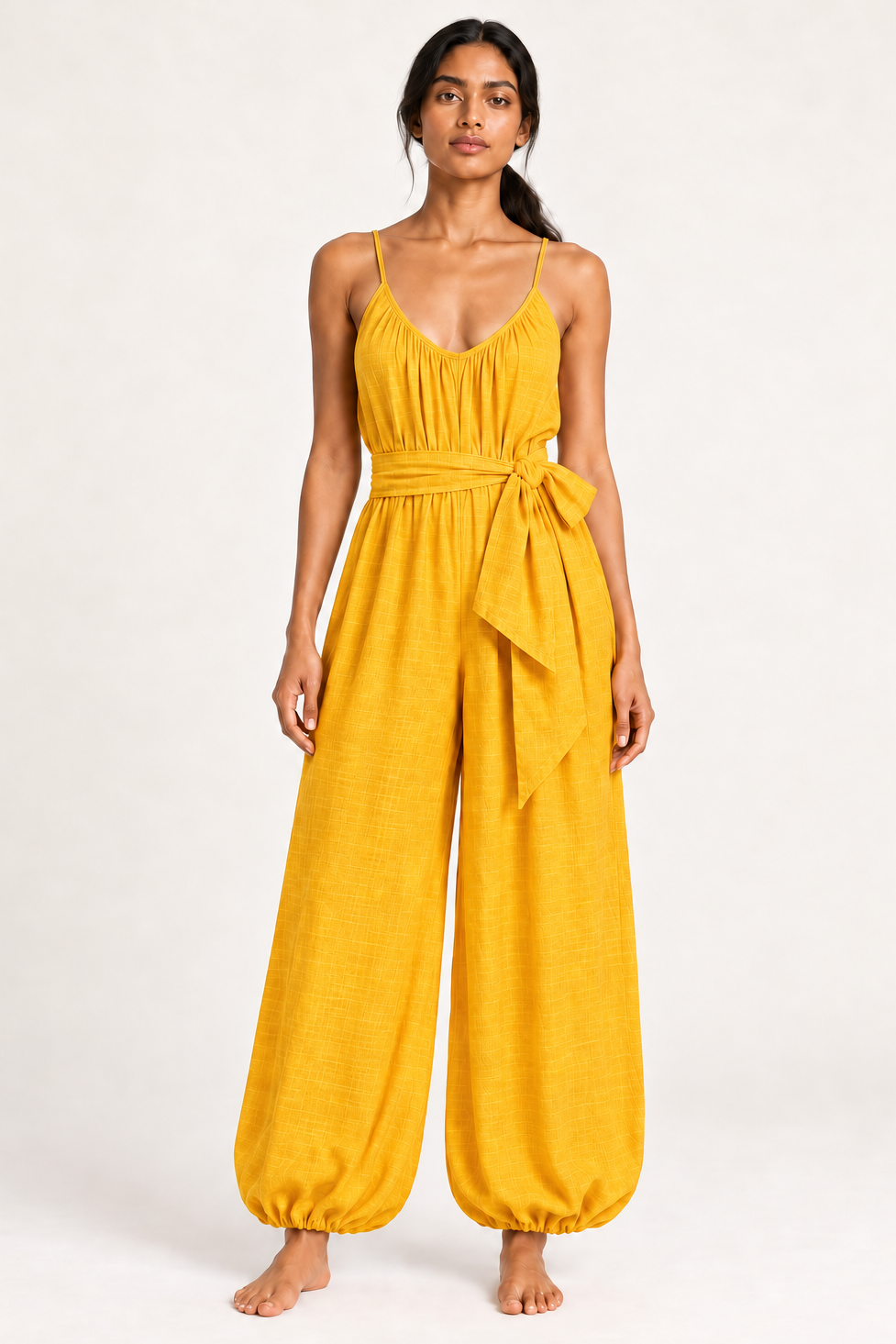 Balloon Jumpsuit – Banana Yellow
