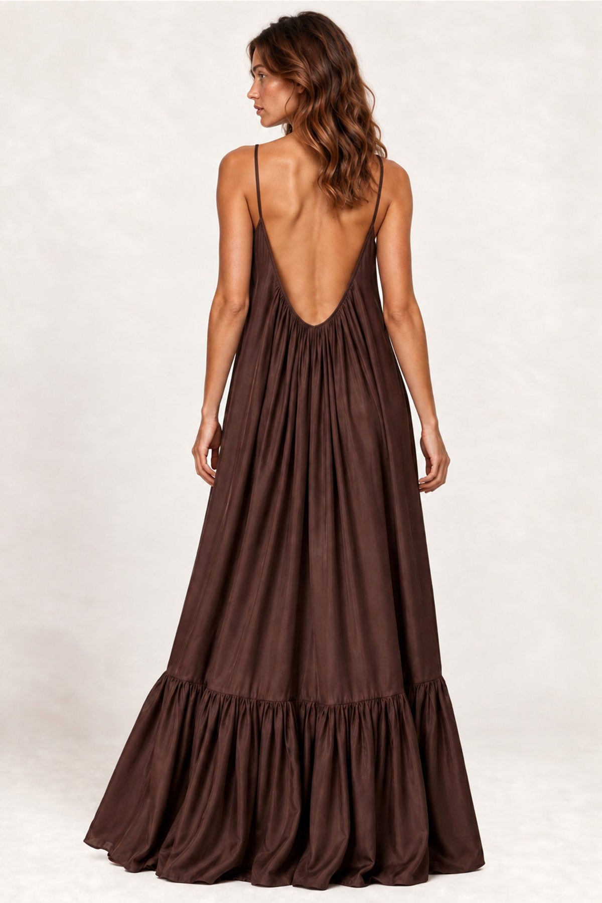 Brigitte Maxi Dress - Earth Brown