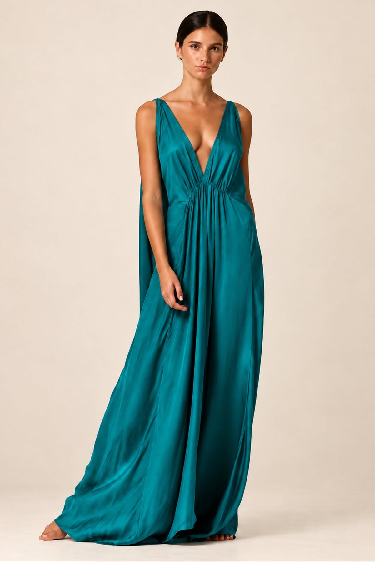 Clemence Maxi - Malachite Green