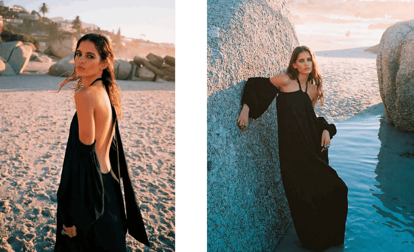 Valkyrie Dress in Black