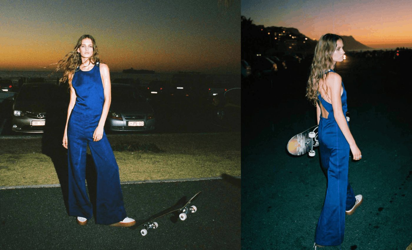 Paddington jumpsuit in Navy