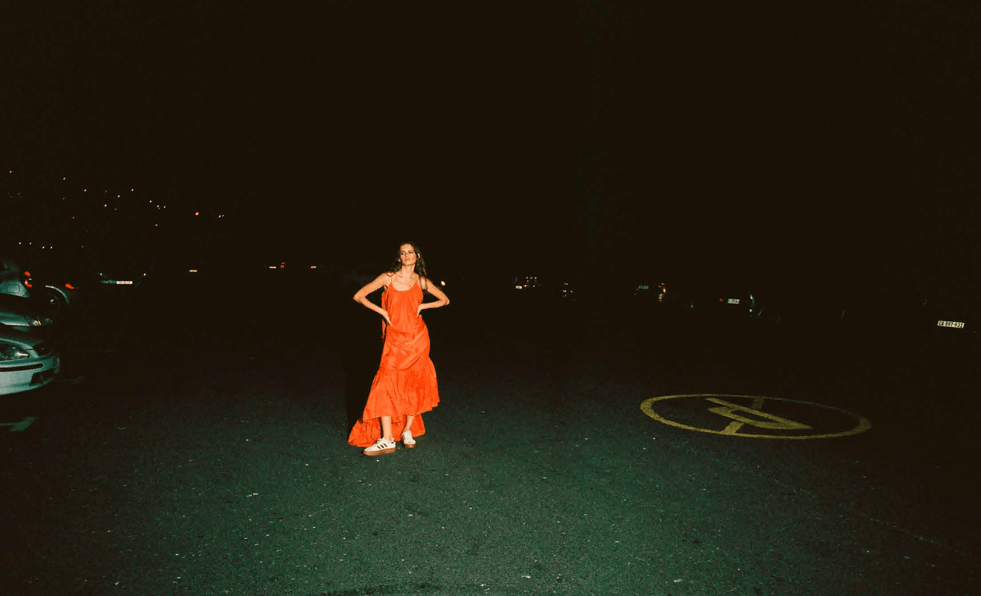 Brigitte Dress in Tuscan Orange