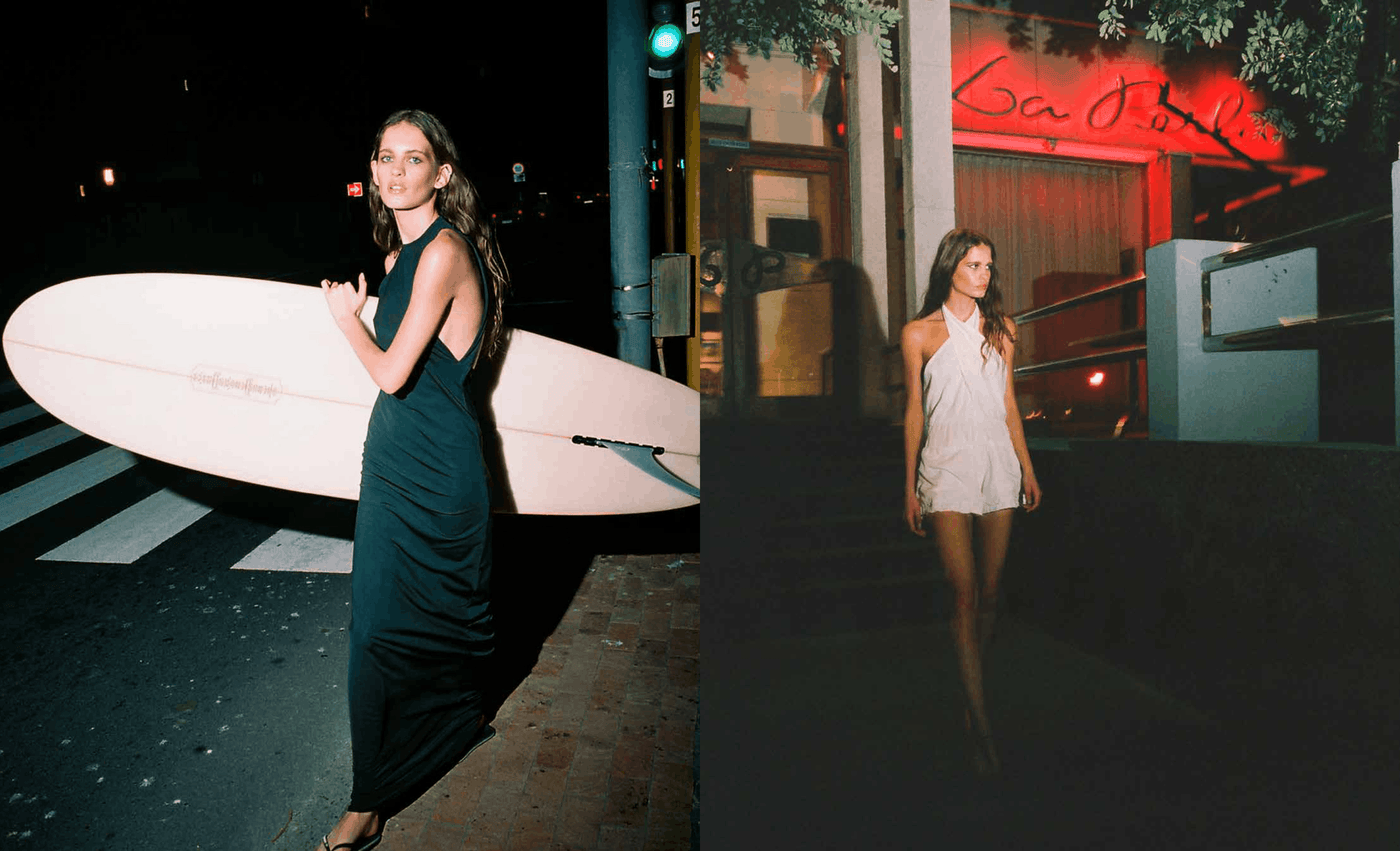 Hemera gown in Midnight Black