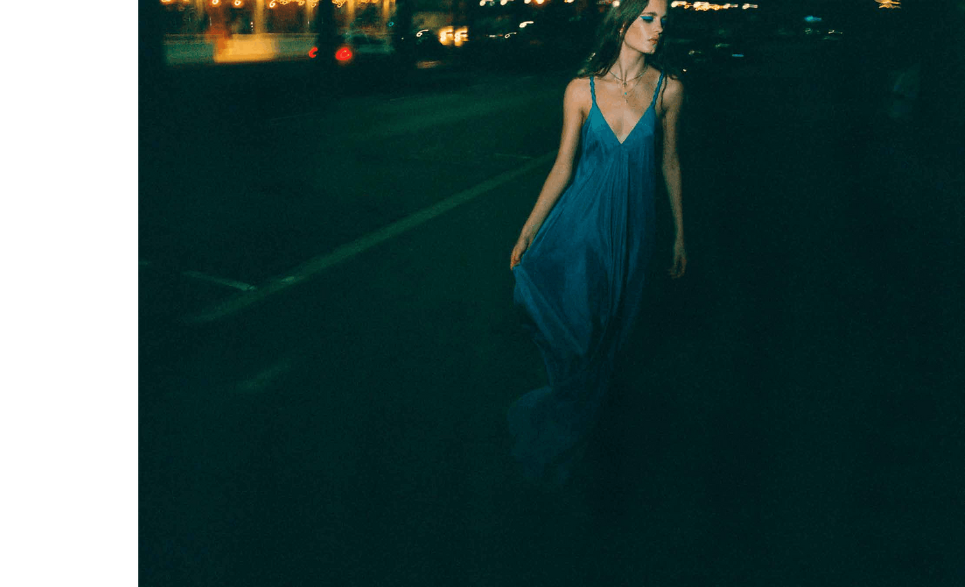 Aurora Gown in Dark Aqua