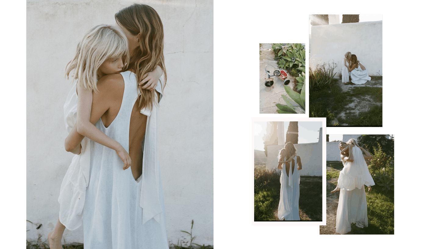 The Ibiza Day Dress Eclipse White 100% Linen