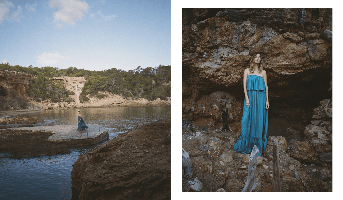 Fontelina - Deep Water 100% Silk Habotai