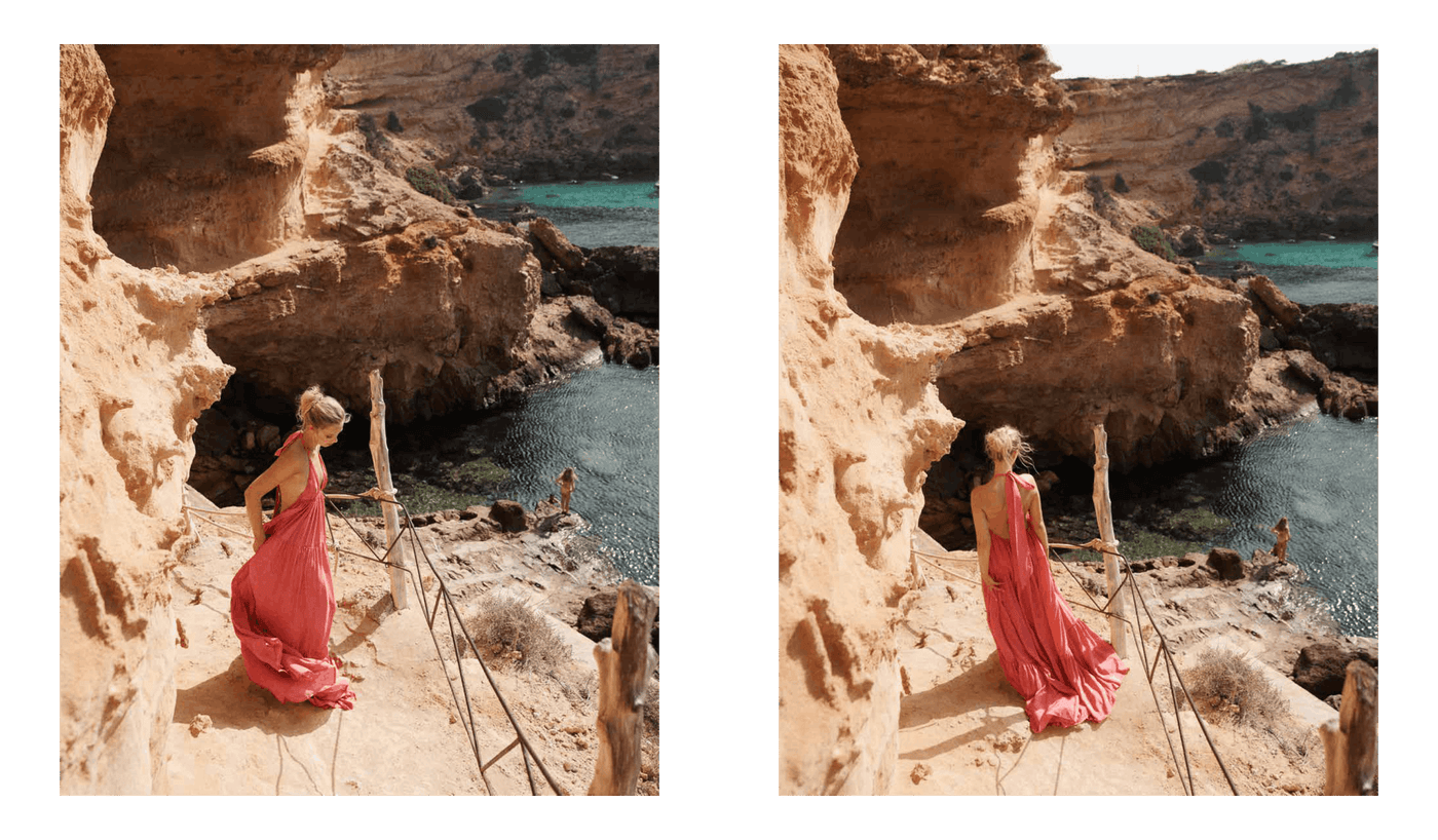 Atlas Maxi Dress in Pink Salt