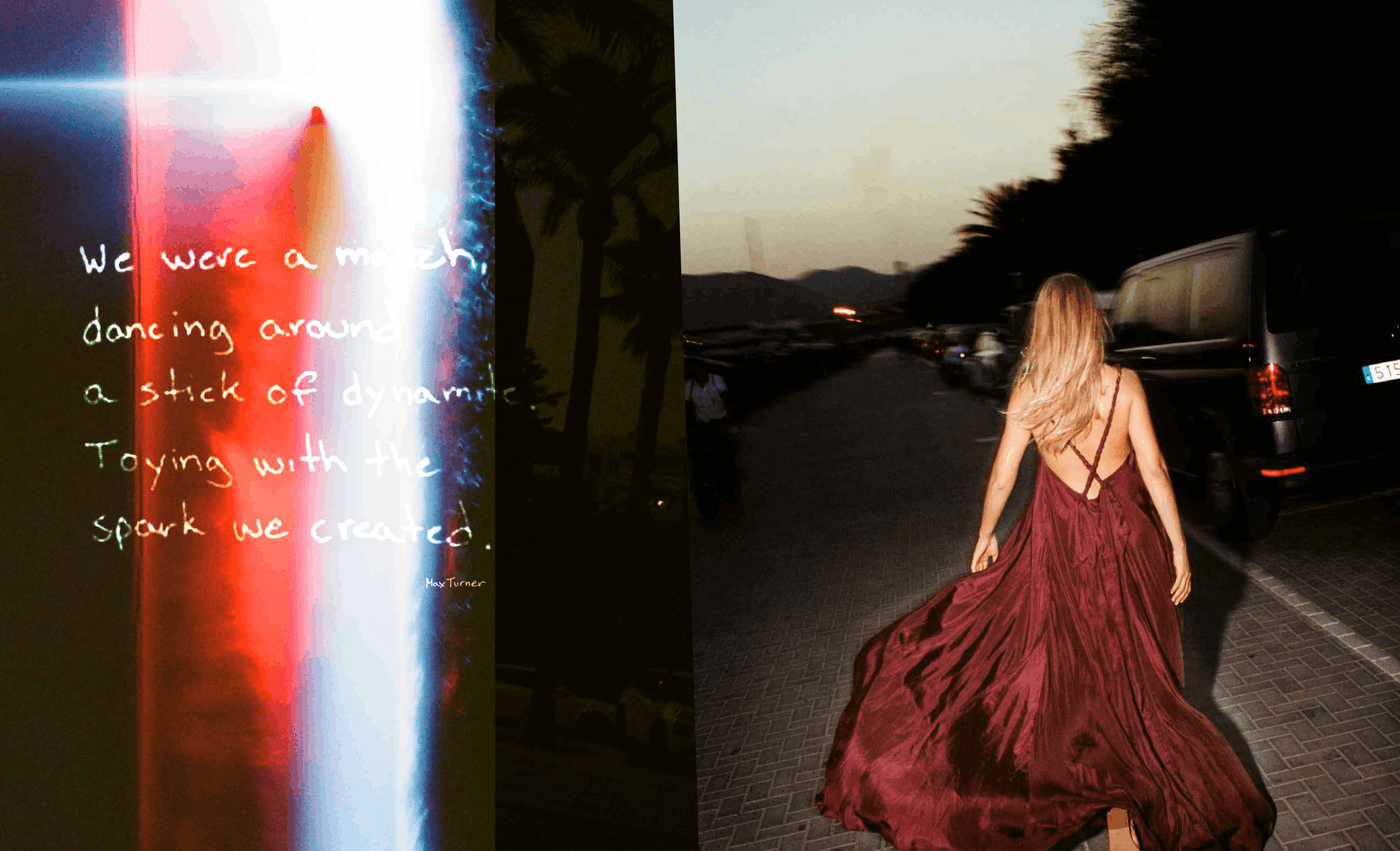 Aurora Gown in Oleander